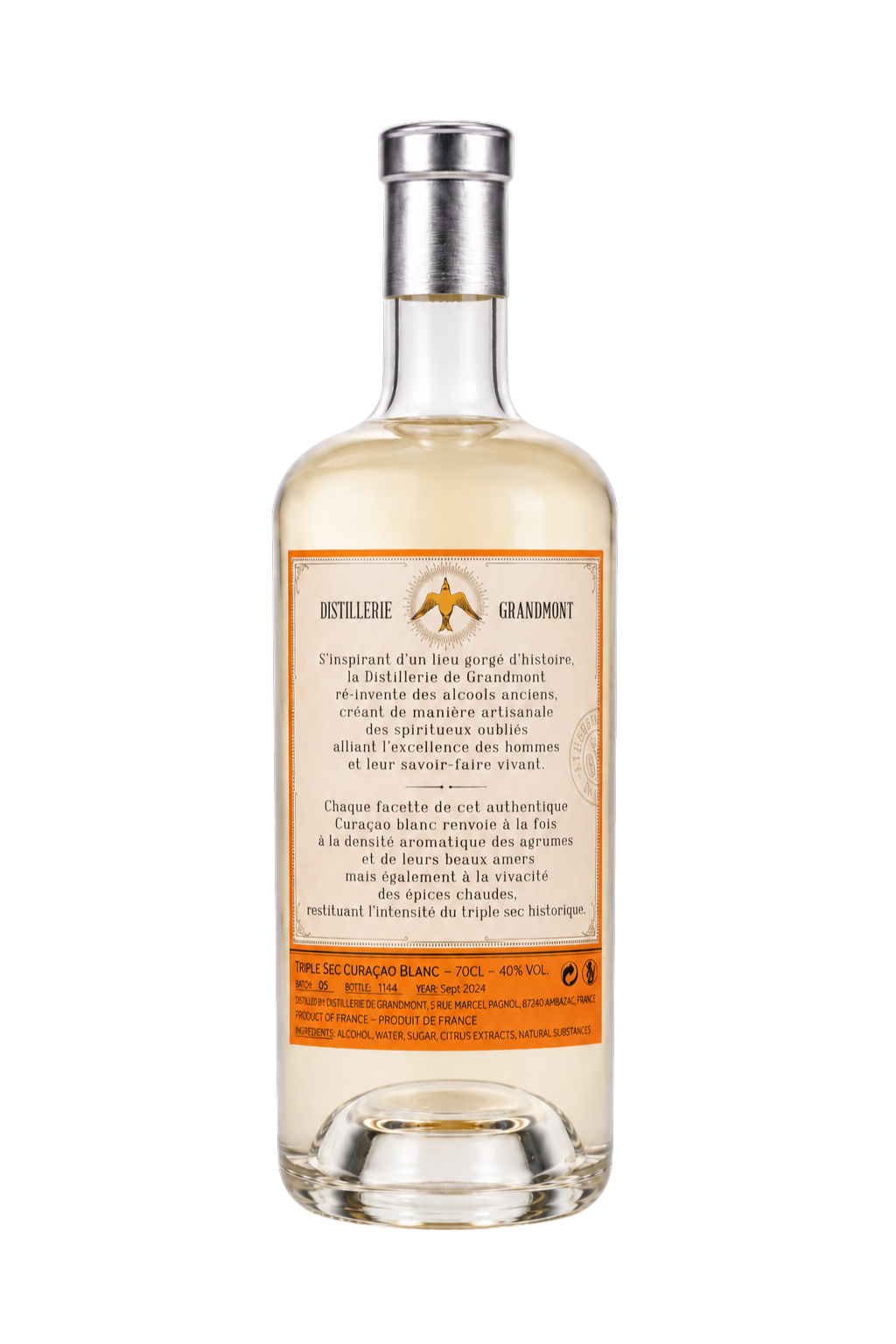 TRIPLE SEC CURAÇAO BLANC