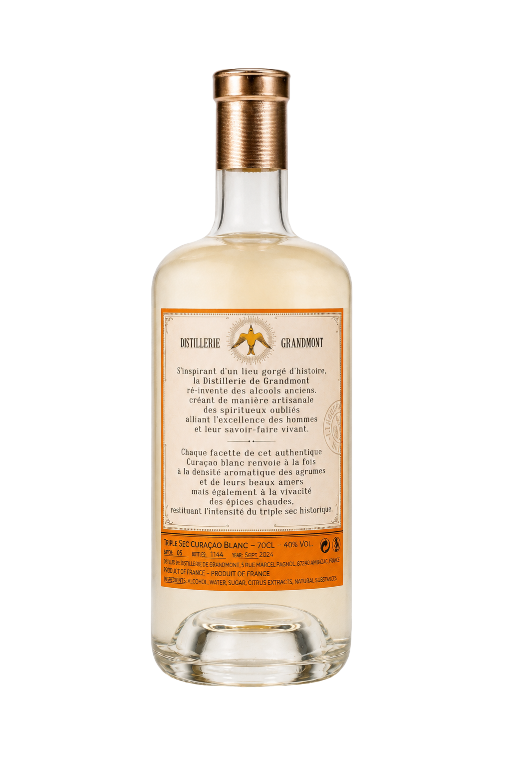 TRIPLE SEC CURAÇAO BLANC
